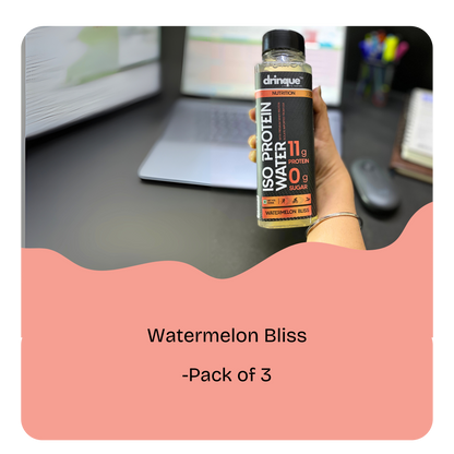 drinque™ ISO PROTEIN WATER- 11g ISOLATE PROTEIN (Watermelon Bliss)