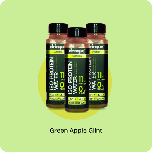 drinque™ ISO PROTEIN WATER- 11g ISOLATE PROTEIN (Green Apple Glint)